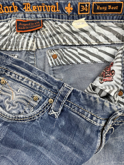 ROCK REVIVAL JEANS W34 L32 #RR10