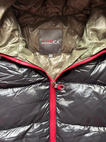 DUVETICA BLACK WOMEN PUFFER JACKET (S)
