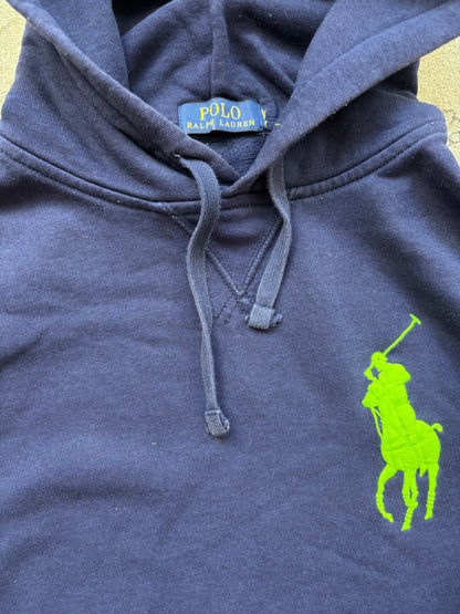 RALPH LAUREN NAVY HOODIE (S)