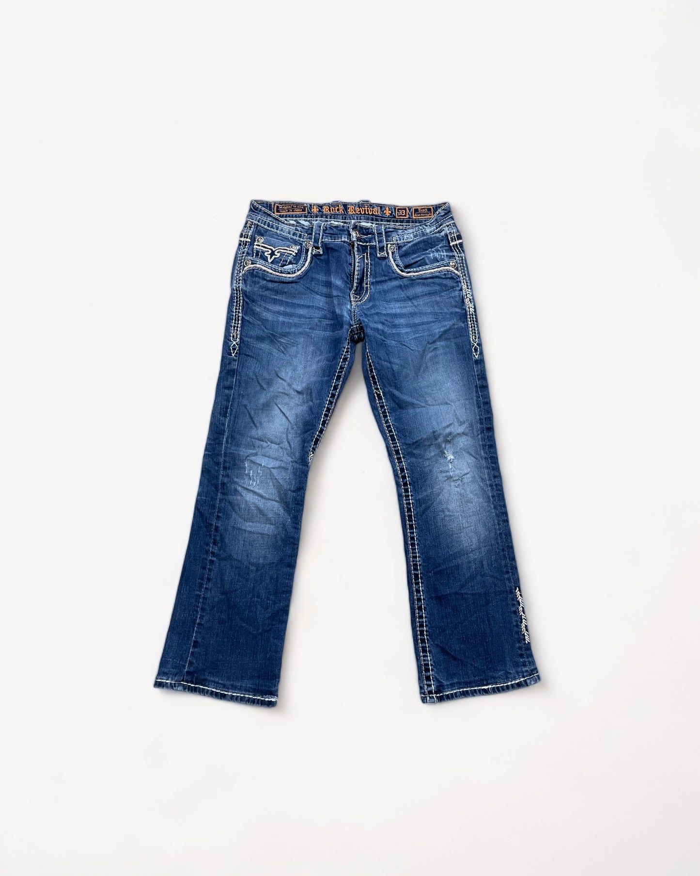 ROCK REVIVAL JEANS W33 L30 #RR8