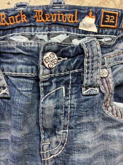 ROCK REVIVAL JEANS W32 L32 #RR13