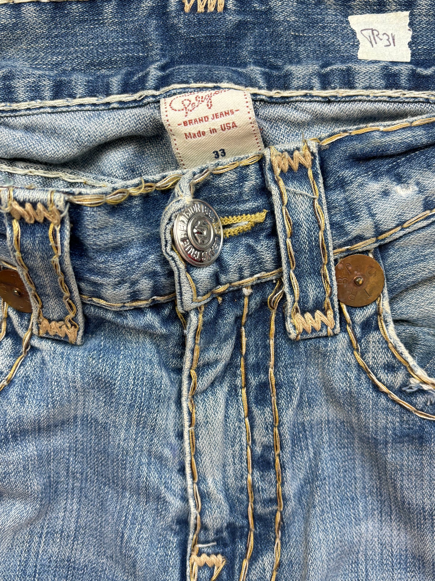 TRUE RELIGION JEANS W33 L32 #TR31