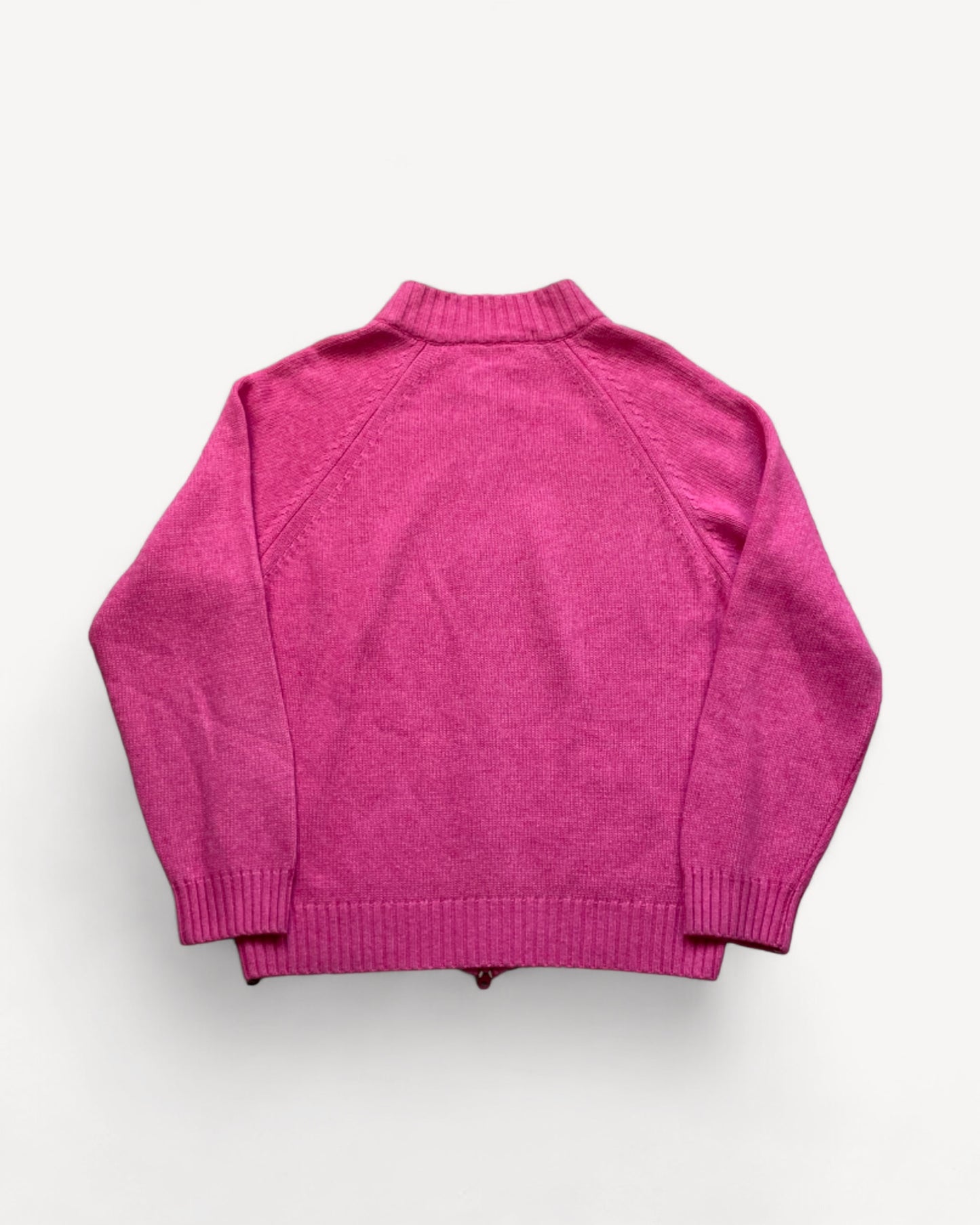 RALPH LAUREN PINK ZIP UP KNIT (L)