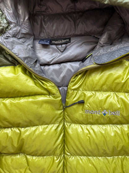 MONTBELL GREEN PUFFER JACKET (L)