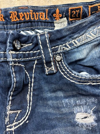 ROCK REVIVAL JEANS W27 L34 #RR5