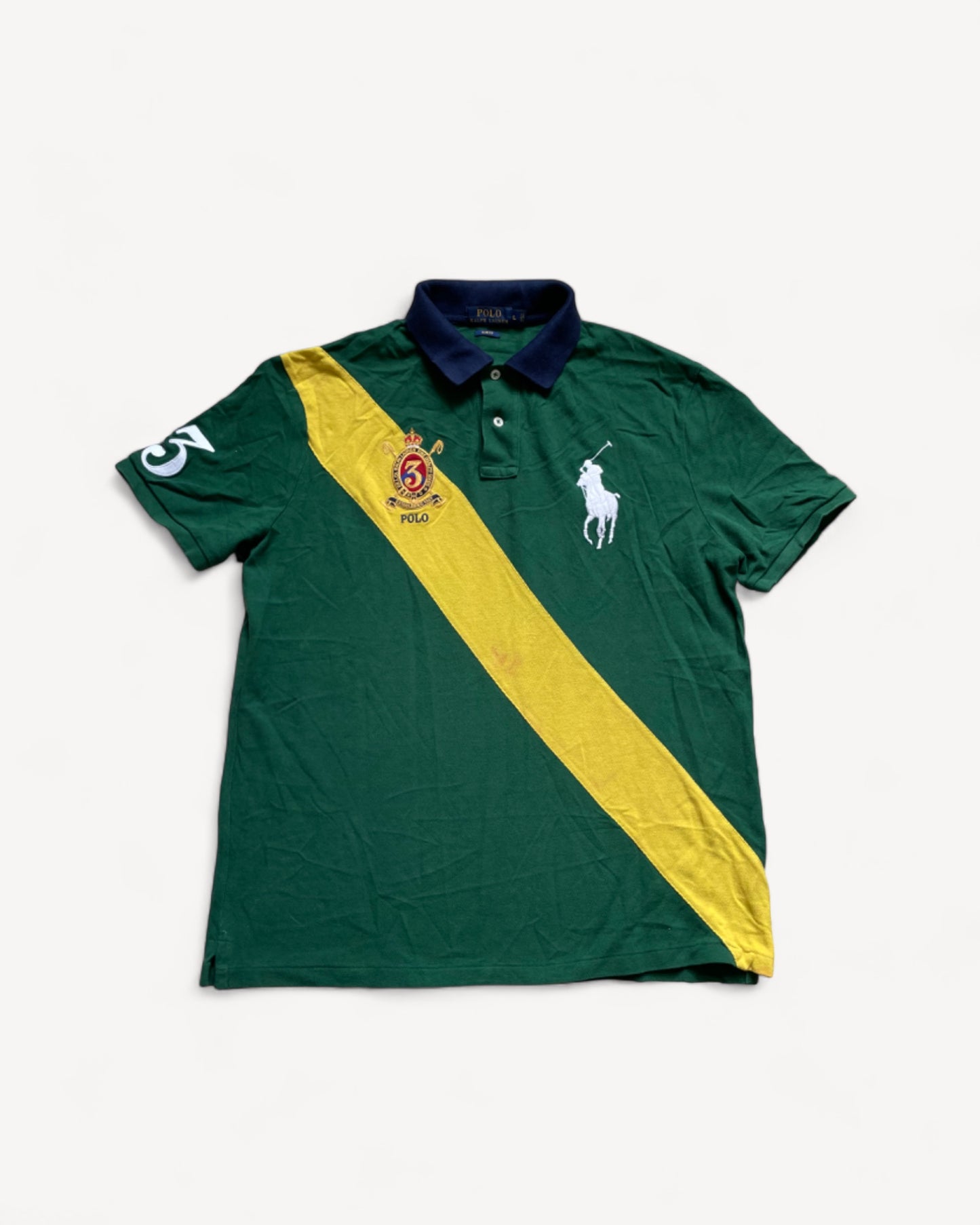 RALPH LAUREN POLO SHIRT GREEN (L)