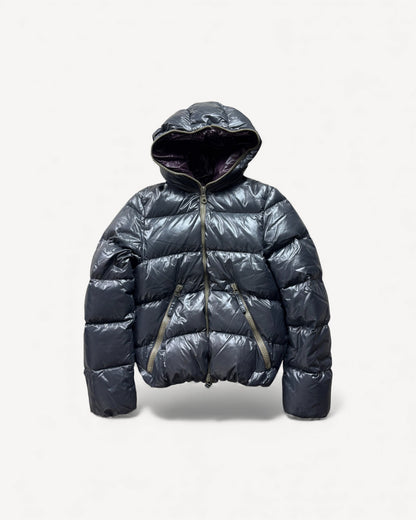 DUVETICA DARK GREY PUFFER JACKET (S)