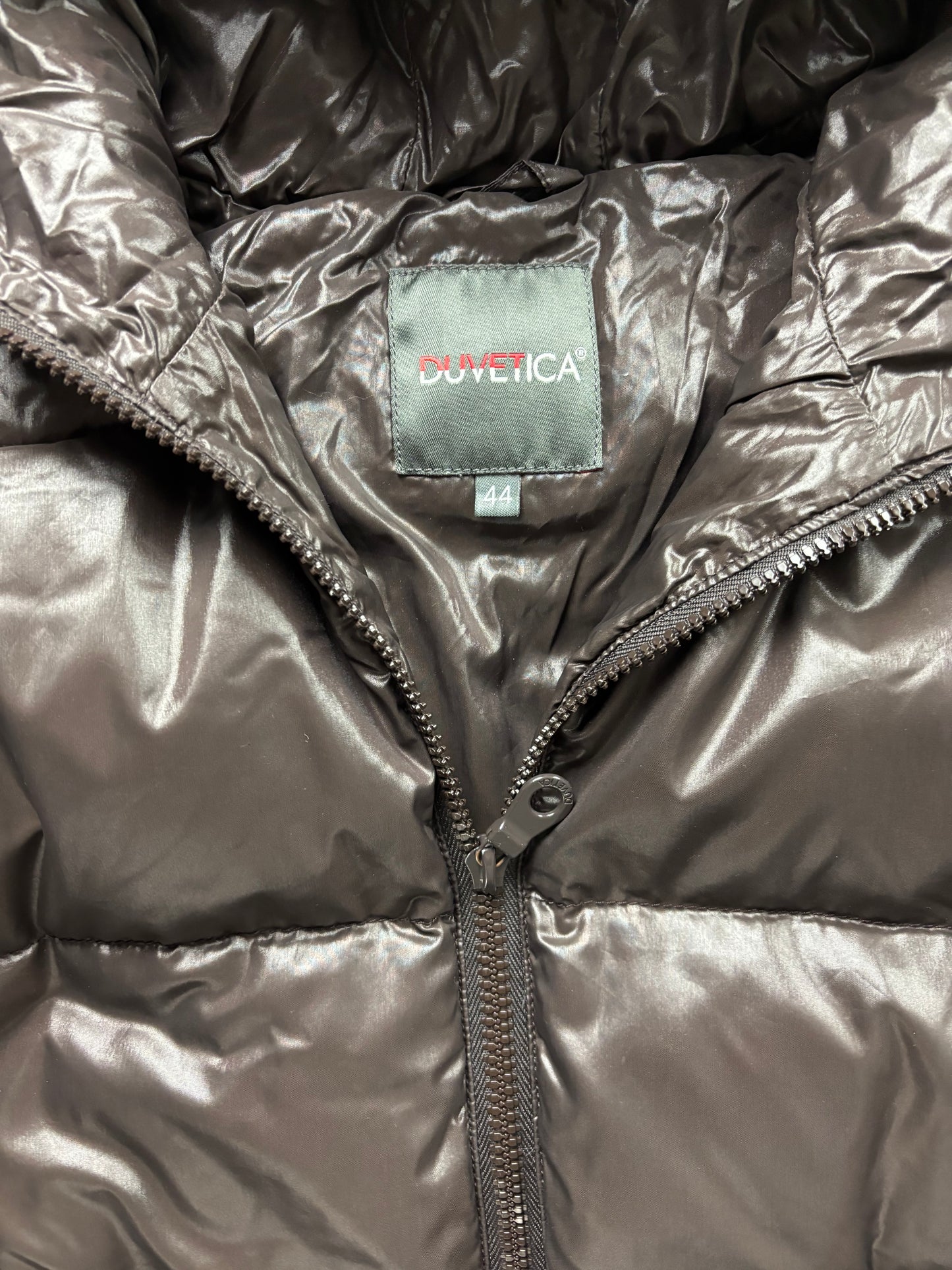 DUVETICA BROWN PUFFER JACKET (S/M)
