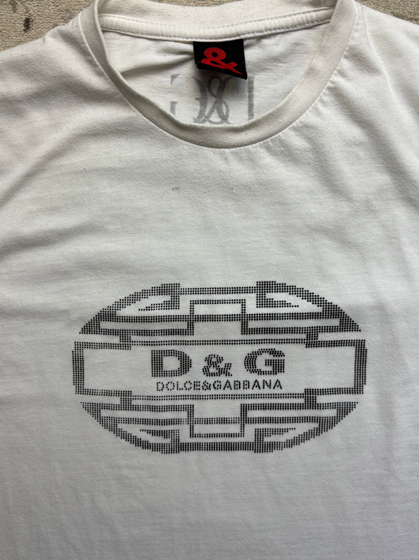 DOLCE & GABBANA WHITE T-SHIRT (M)