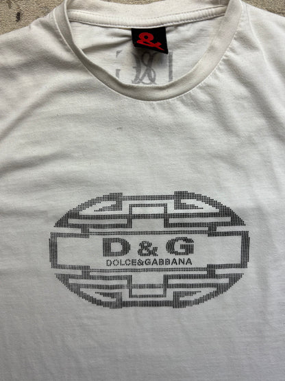 DOLCE & GABBANA WHITE T-SHIRT (M)