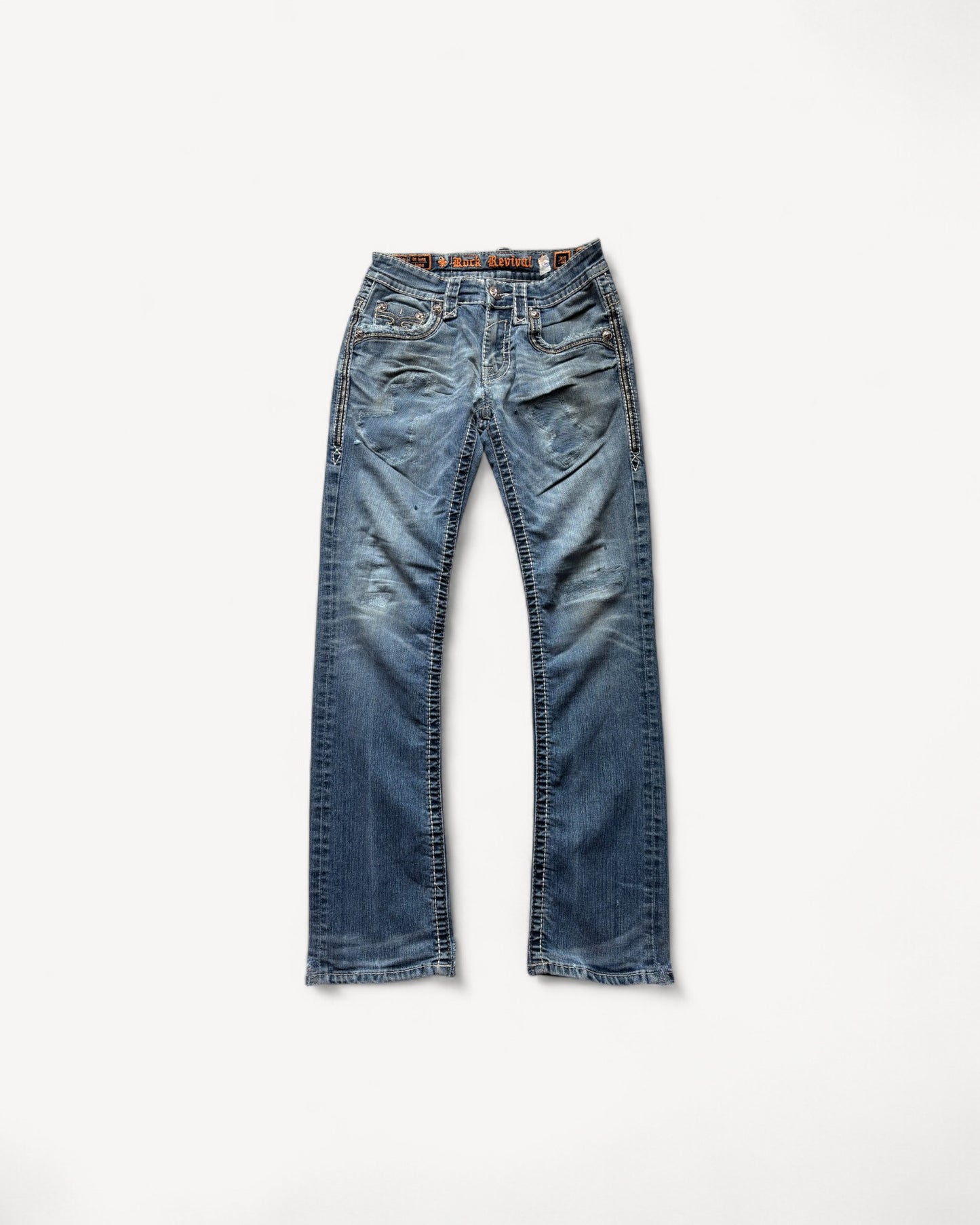 ROCK REVIVAL JEANS W28 L32 #RR9