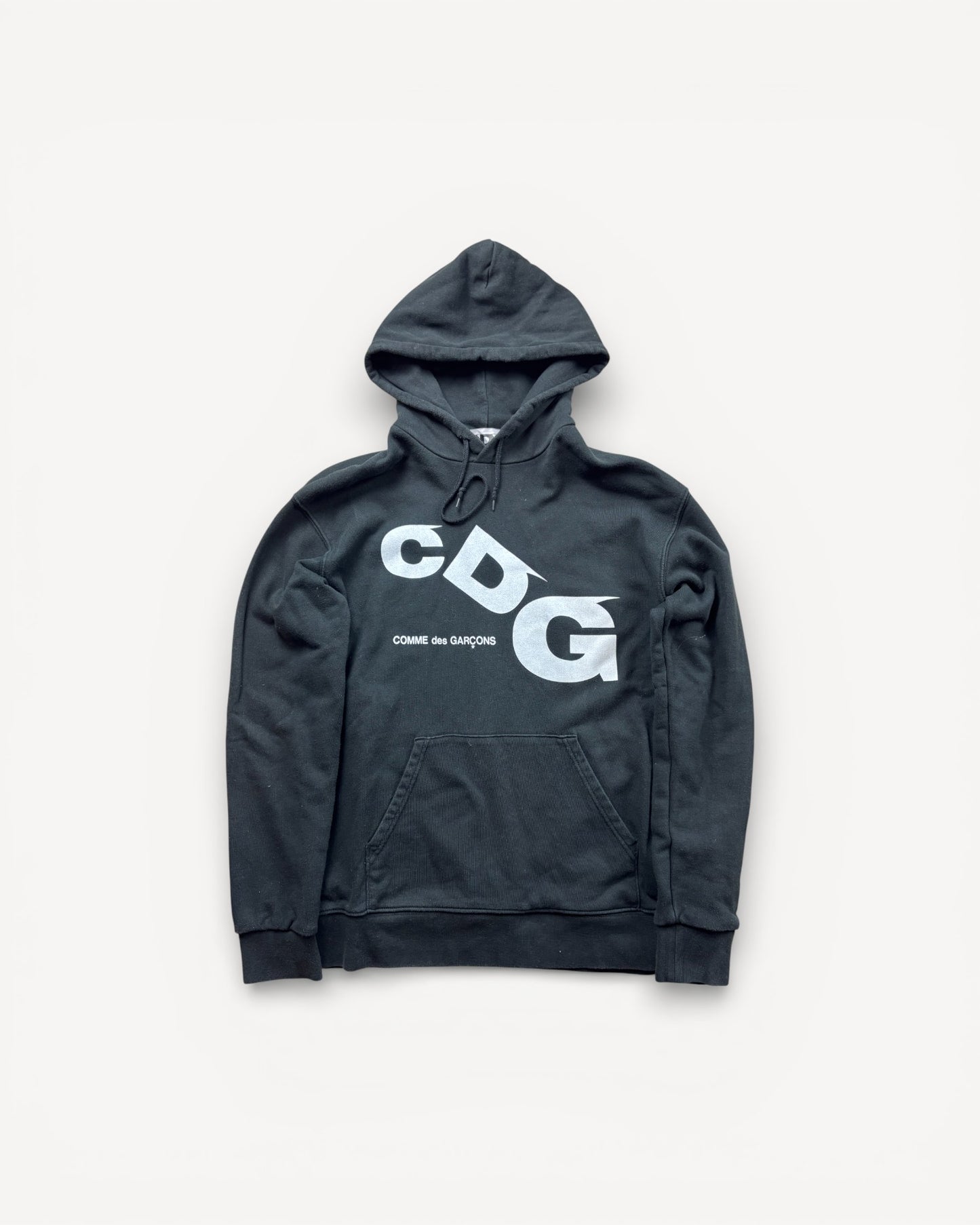 CDG PLAY BLACK HOODIE (L)