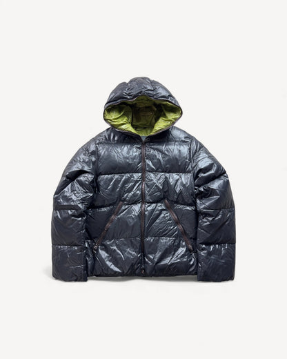 DUVETICA BLACK PUFFER JACKET (M)