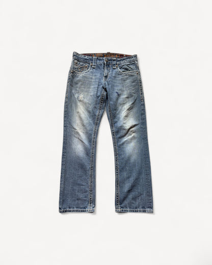 ROCK REVIVAL JEANS W32 L32 #RR26