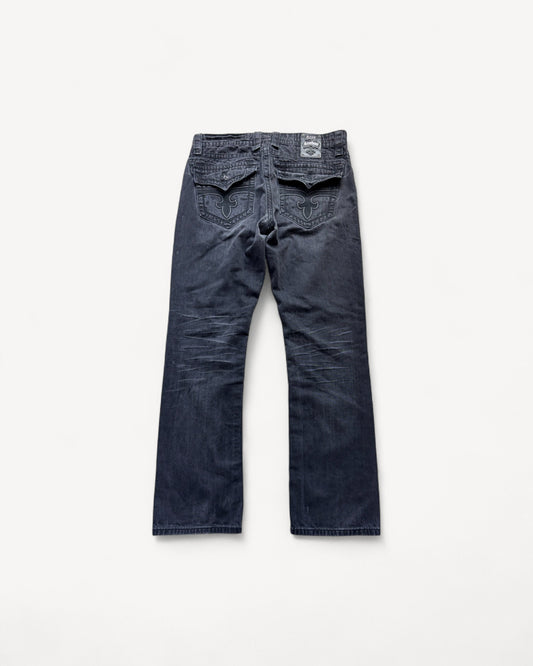 ROCK REVIVAL JEANS W34 L34 #RR24