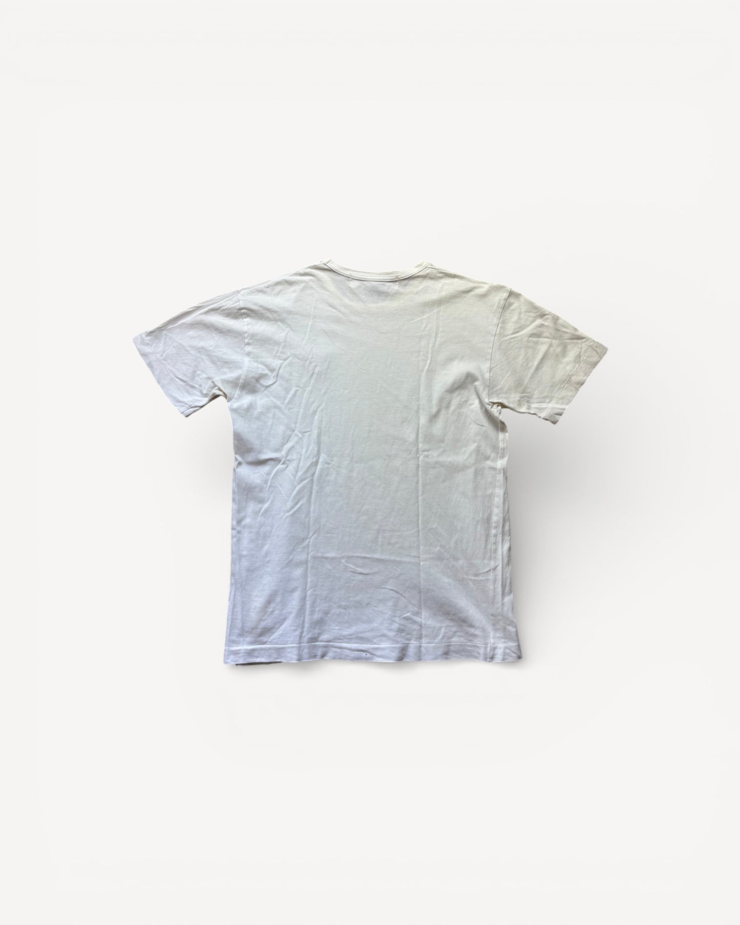 CDG PLAY WHITE T-SHIRT (M)