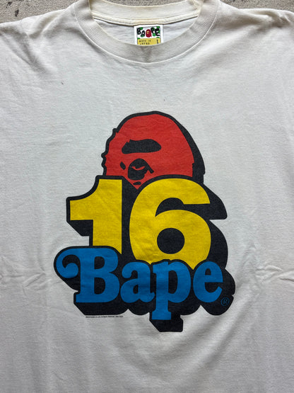 BAPE WHITE T-SHIRT (L)