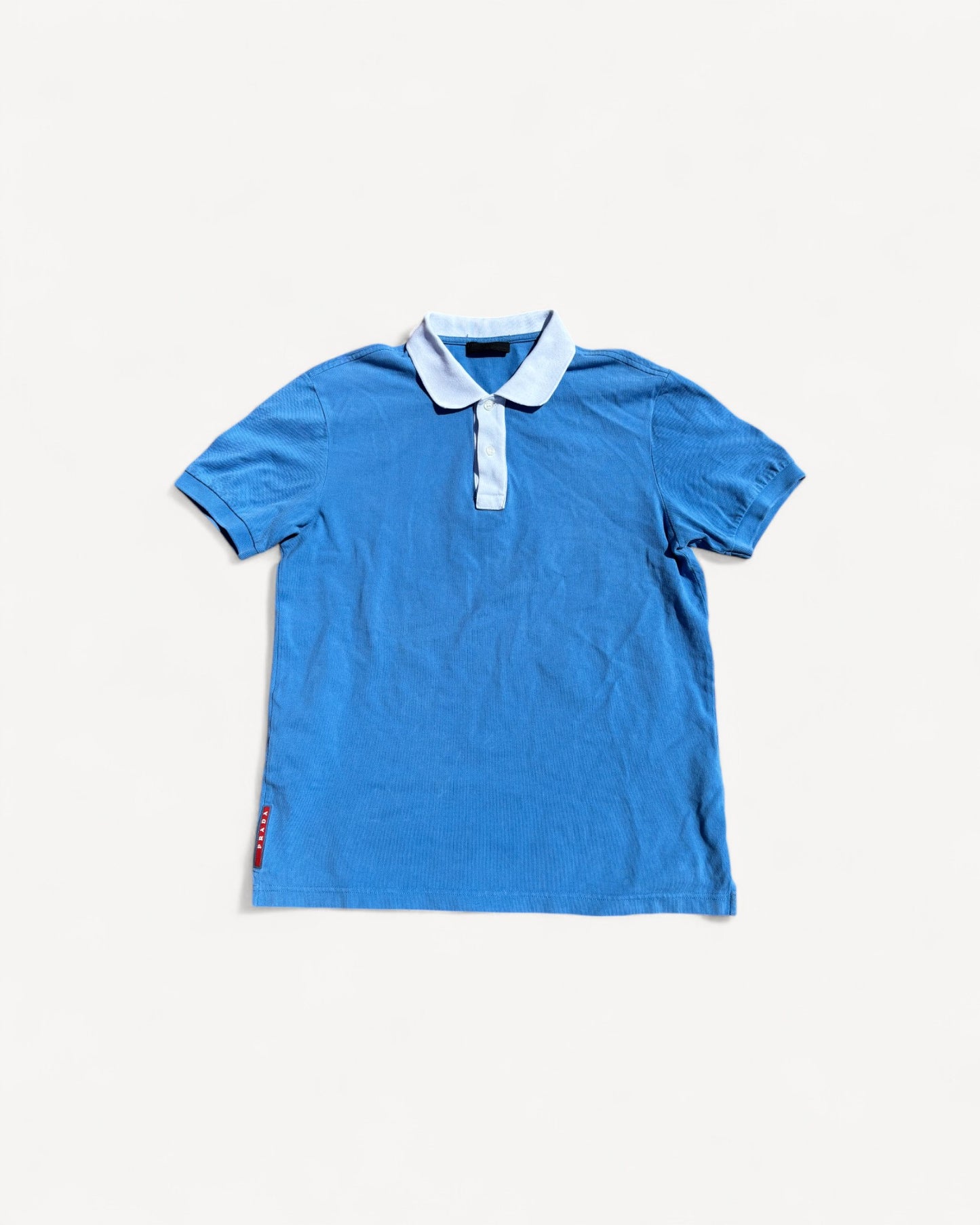 PRADA LINEA ROSSA POLO SHIRT (L)