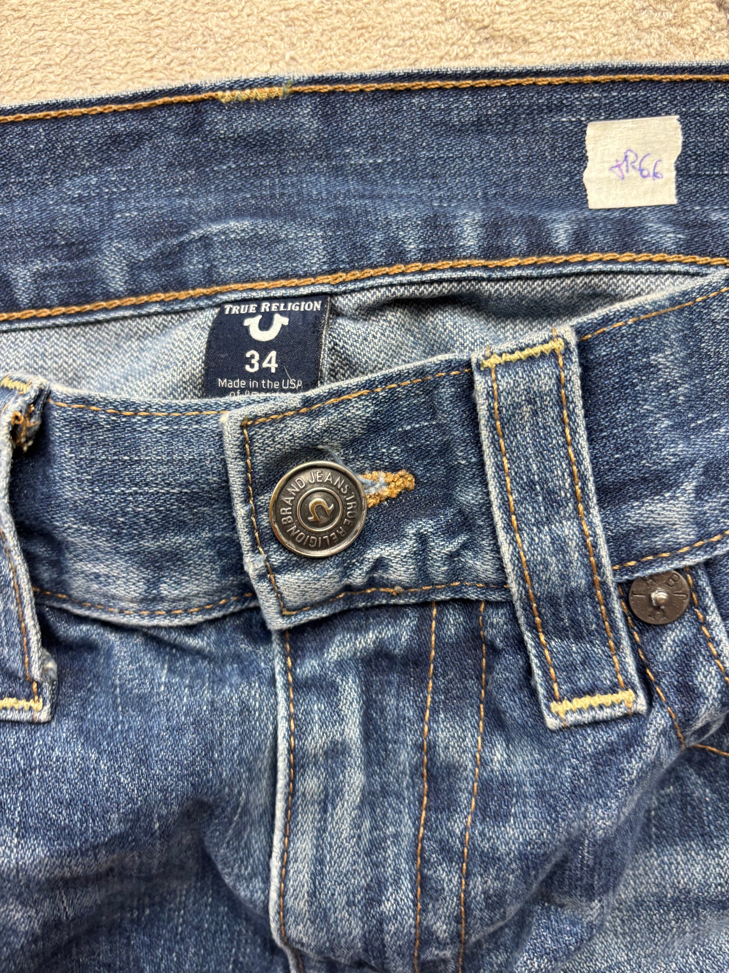 TRUE RELIGION JEANS W34 L34 #TR66
