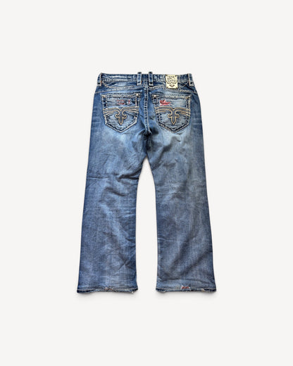 ROCK REVIVAL JEANS W36 L30 #RR27