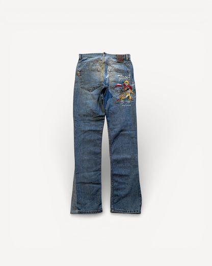 JAPANESE EMBROIDERED DENIM W31 L34 #JAP6