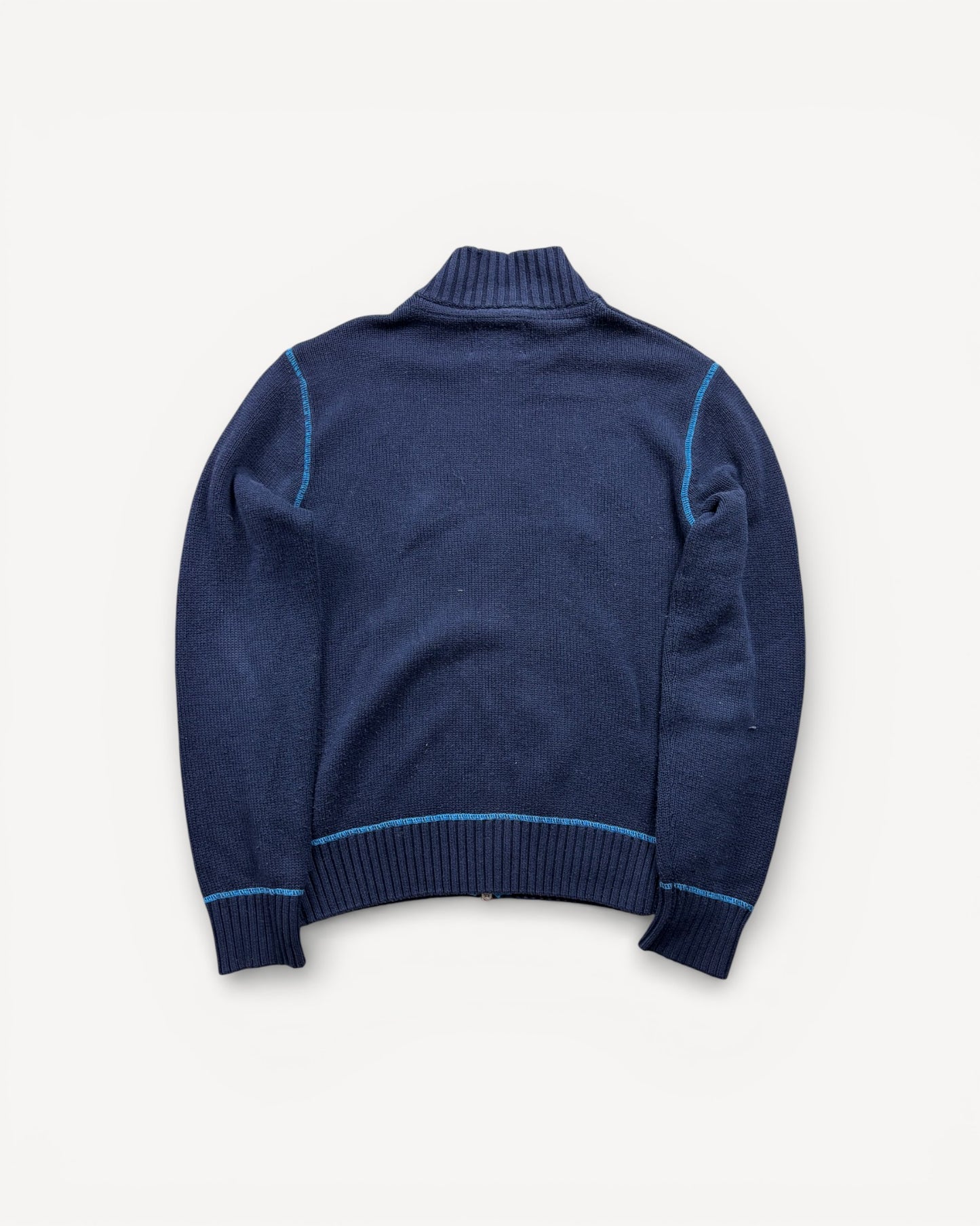 WOOLRICH ZIP UP KNIT (M)