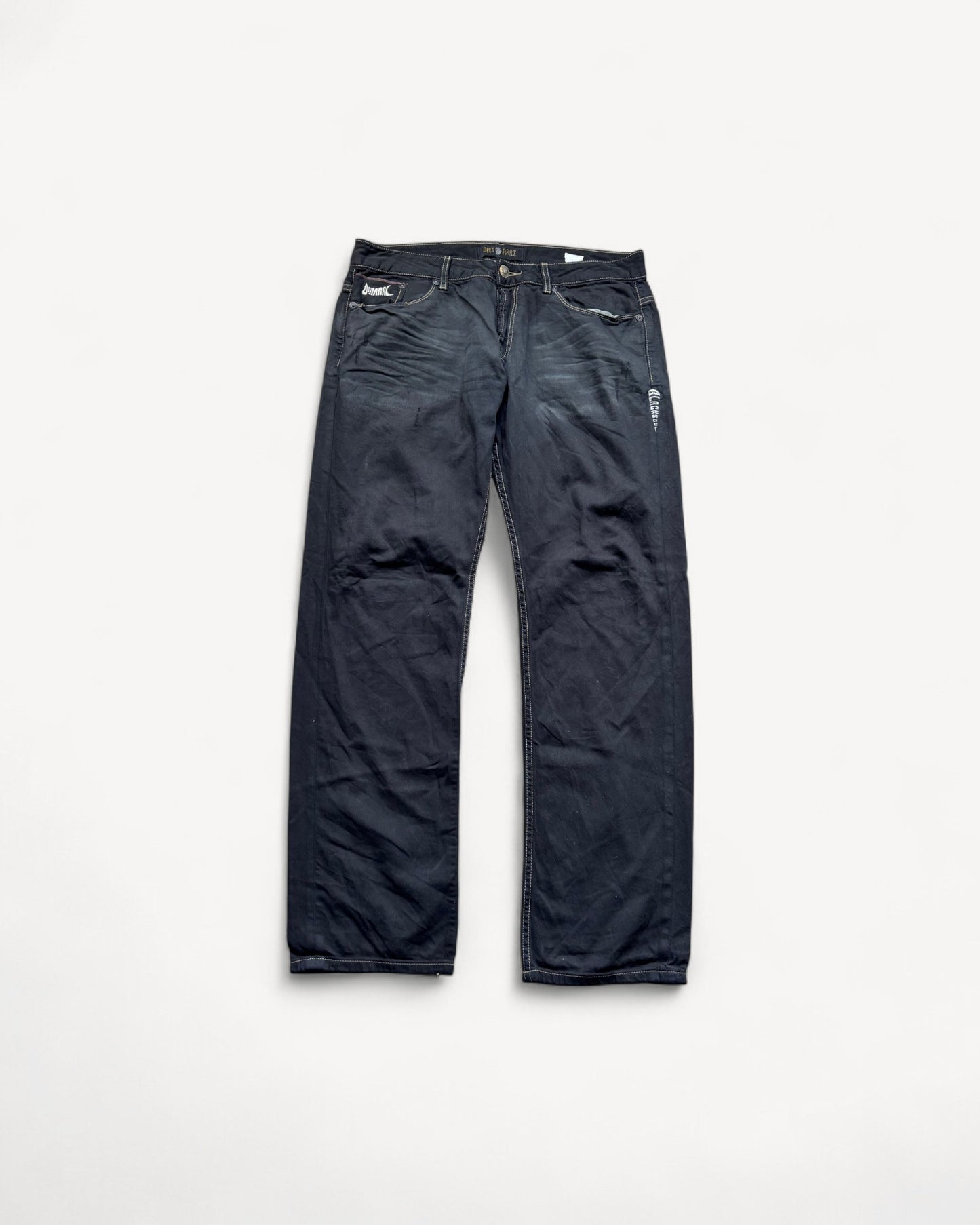 JAPANESE EMBROIDERED DENIM W34 L32 #JAP17