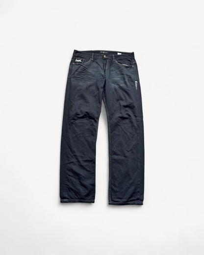 JAPANESE EMBROIDERED DENIM W34 L32 #JAP17