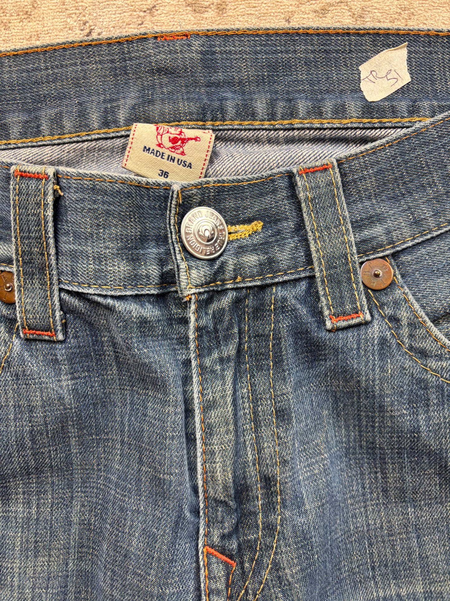 TRUE RELIGION JEANS W36 L32 #TR51