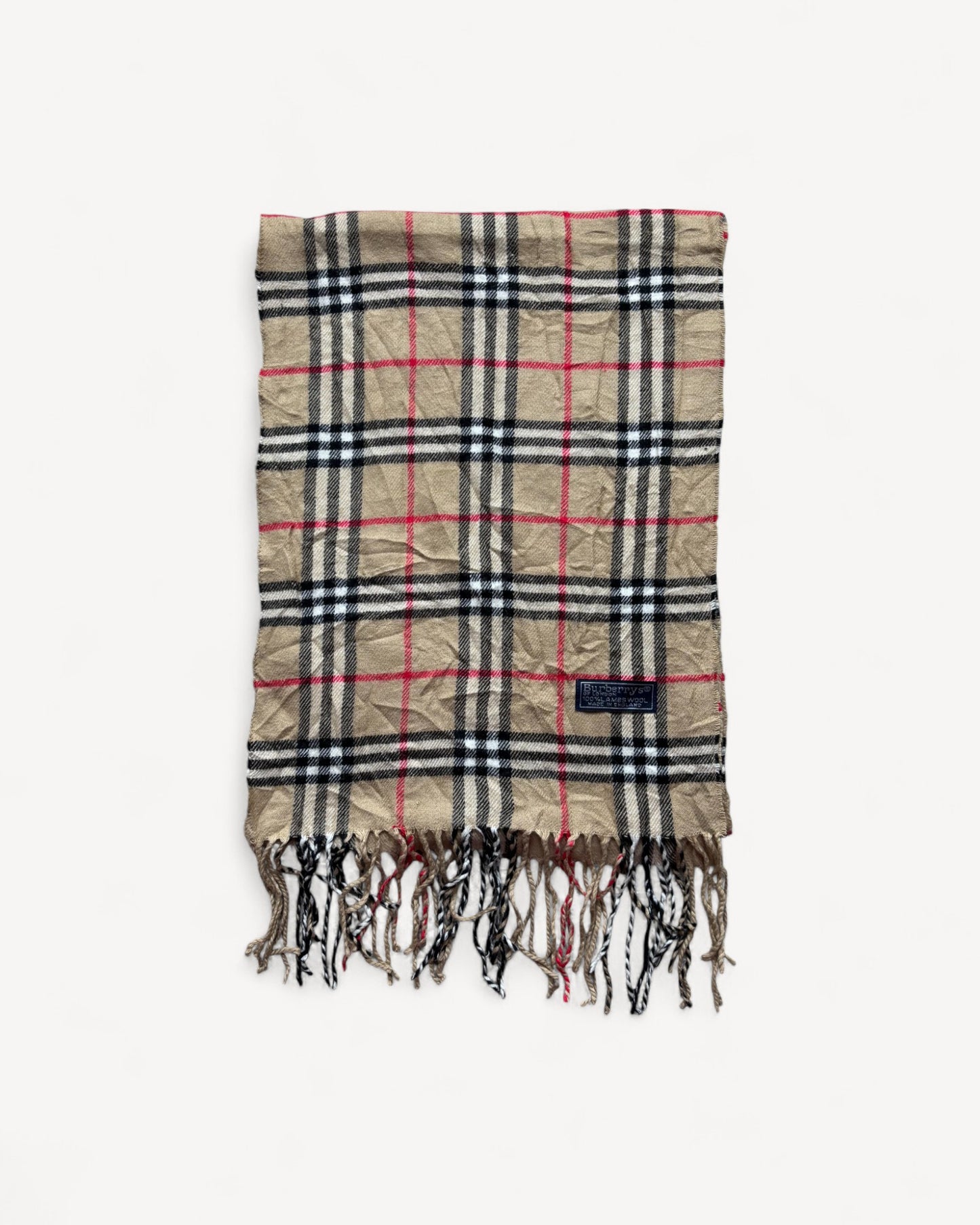 BURBERRY NOVACHECK SCARF BEIGE