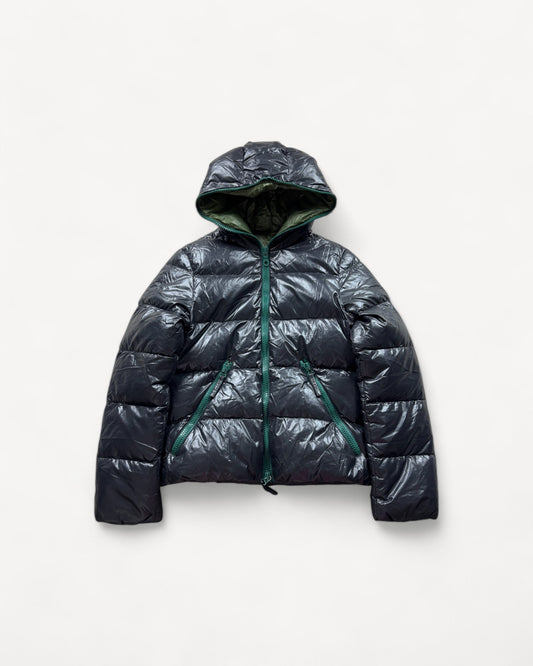 DUVETICA BLACK PUFFER JACKET (S)