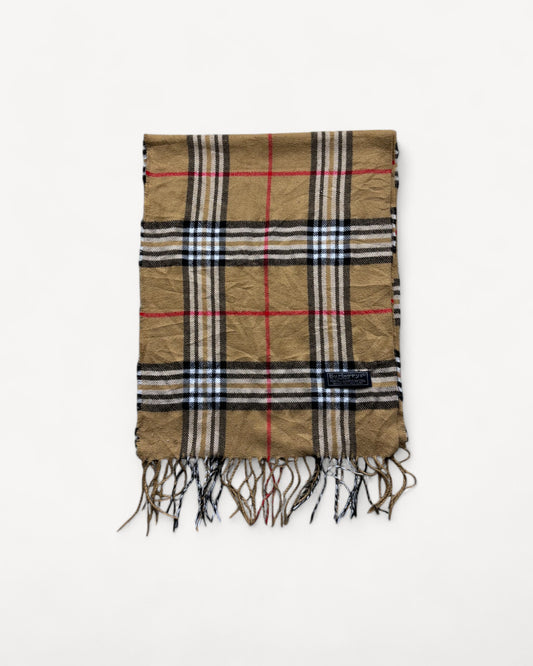 BURBERRY NOVACHECK SCARF BEIGE