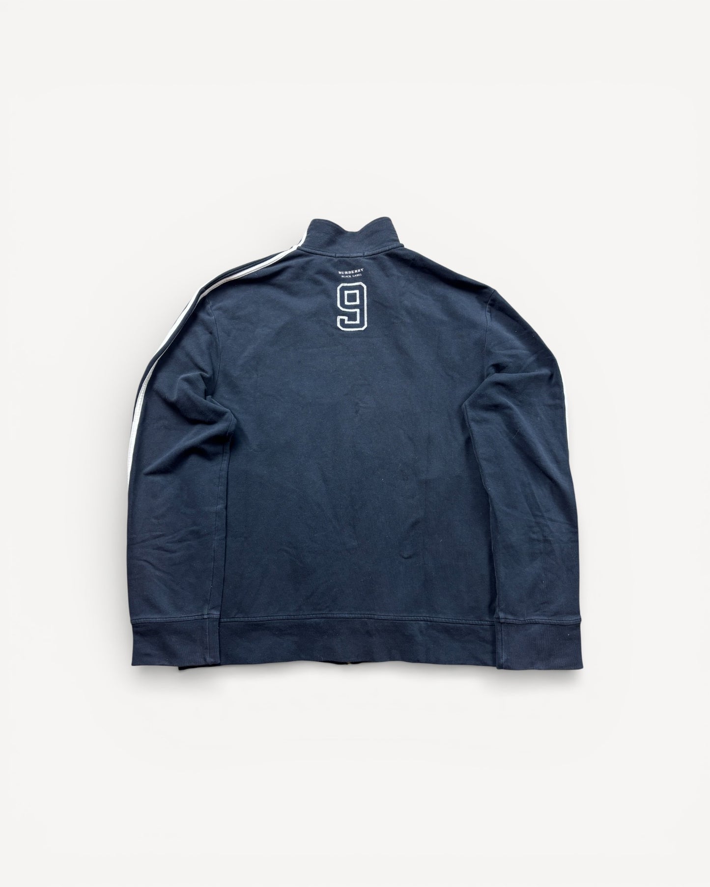 BURBERRY BLACK ZIP UP VEST (M)