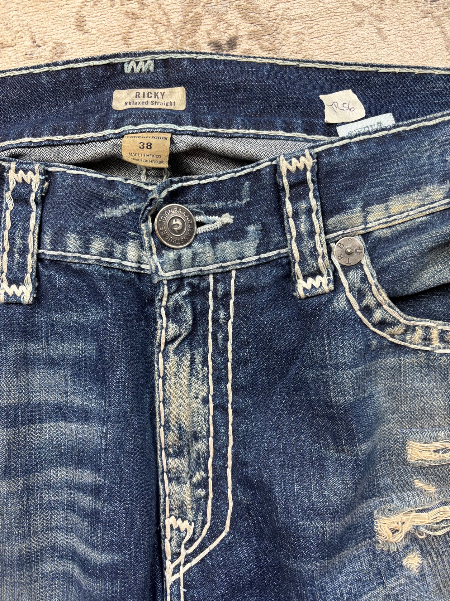 TRUE RELIGION JEANS W38 L34 #TR56