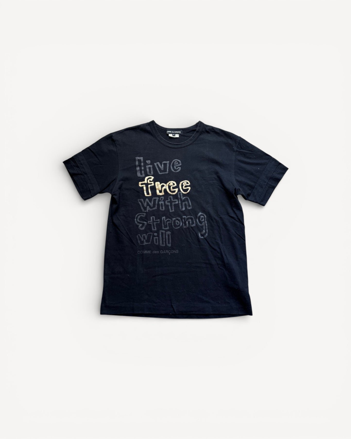 CDG PLAY BLACK T-SHIRT (S)