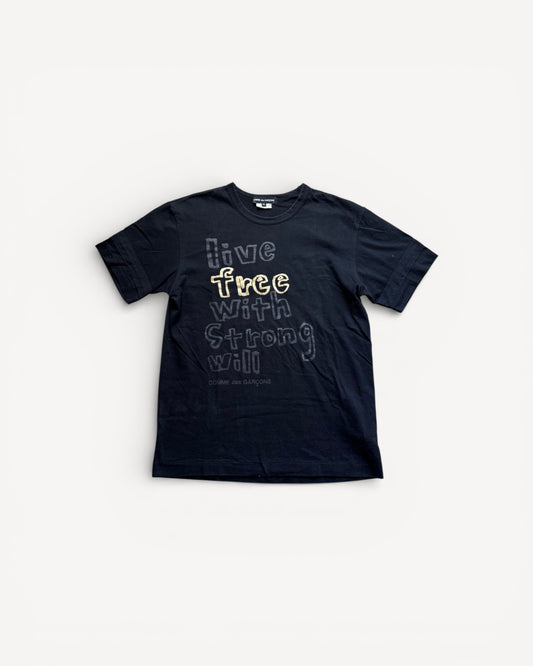 CDG PLAY BLACK T-SHIRT (S)