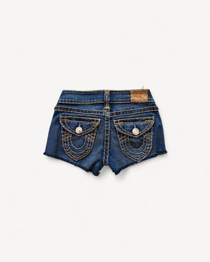 TRUE RELIGION HOT PANT W25 #S14