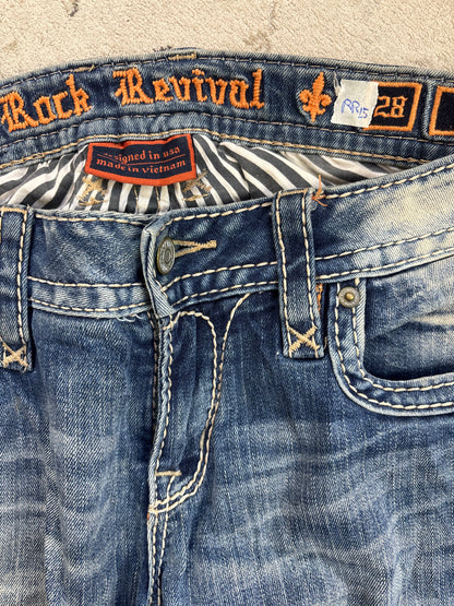 ROCK REVIVAL JEANS W28 L32 #RR15