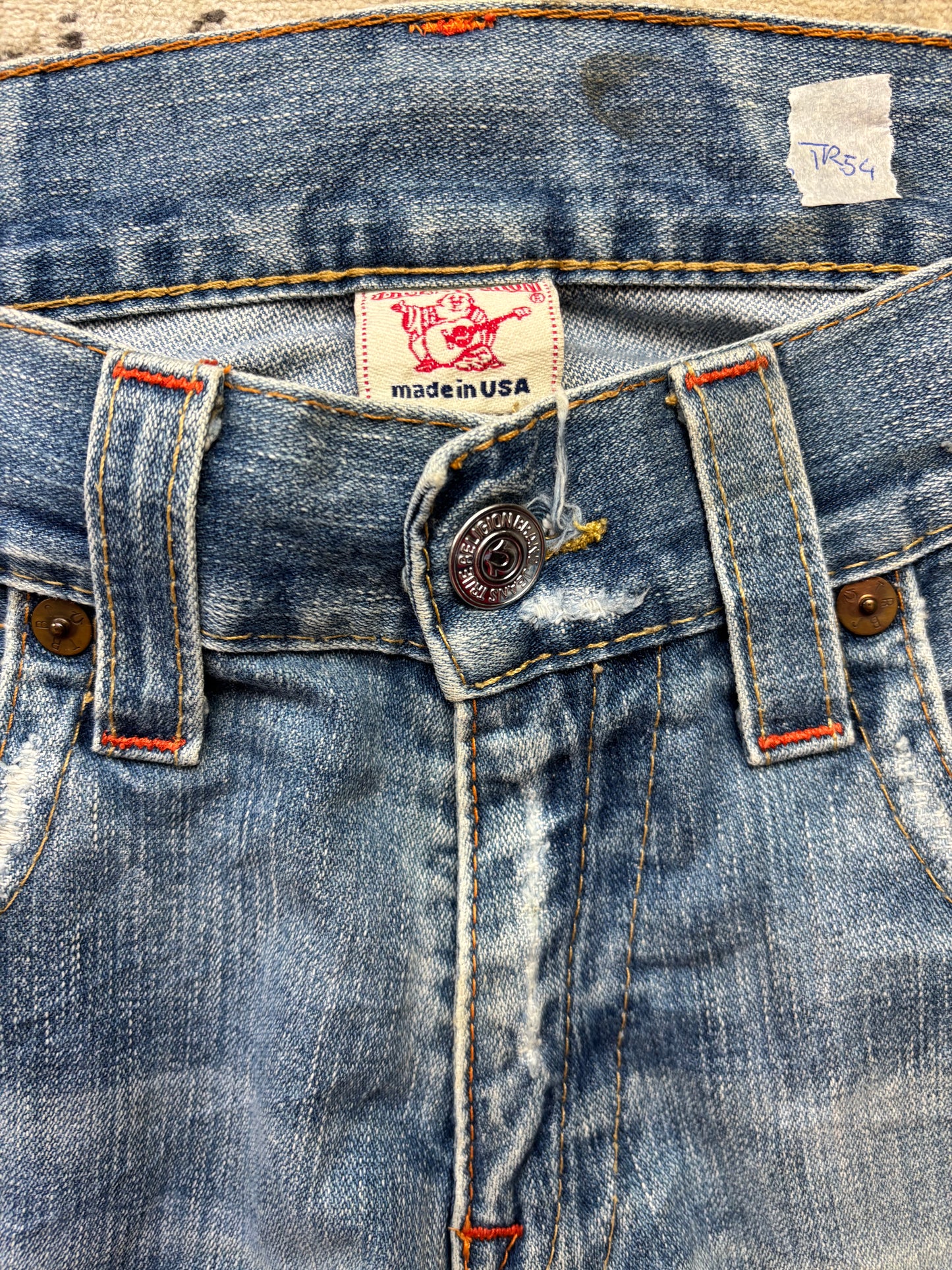TRUE RELIGION JEANS W33 L32 #TR54