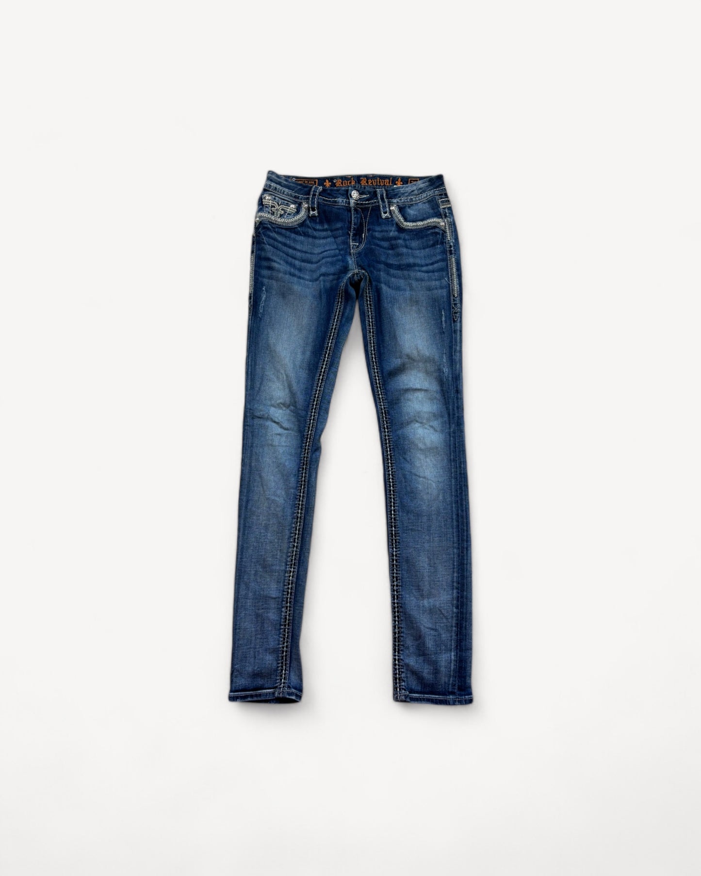 ROCK REVIVAL JEANS W28 L32 #RR2