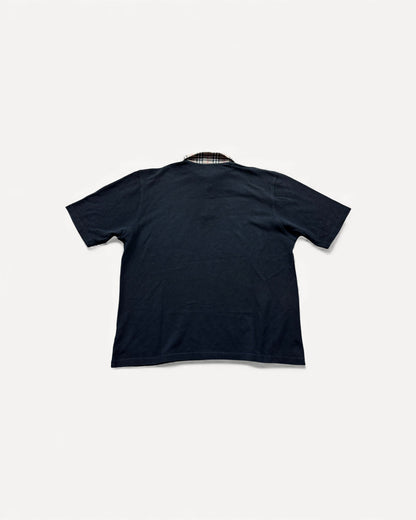 BURBERRY BLACK POLO SHIRT (L)