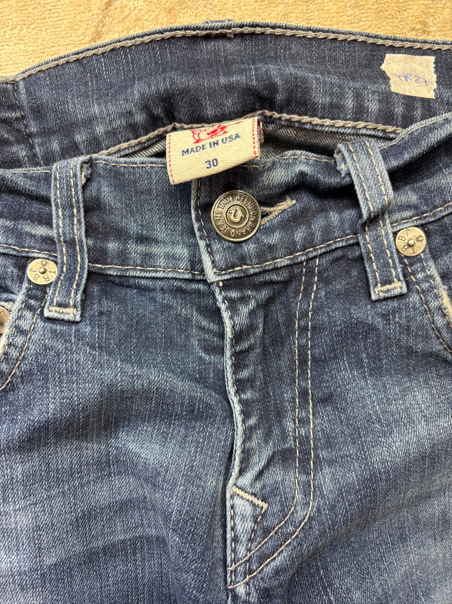 TRUE RELIGION JEANS W27 L30 #TR27