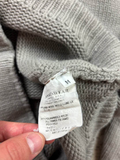 STONE ISLAND GREY KNIT (M)