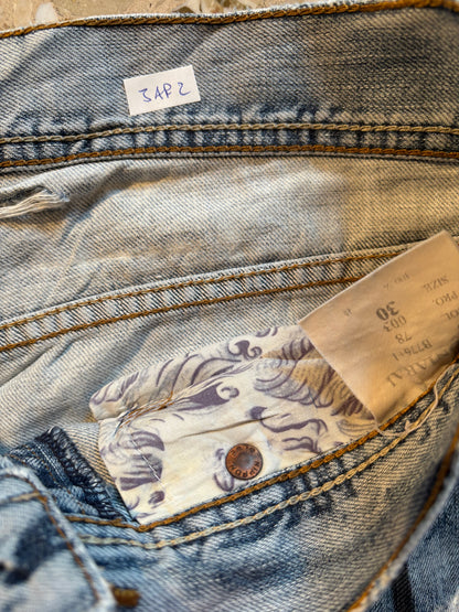 JAPANESE EMBROIDERED DENIM W30 L32 #JAP2