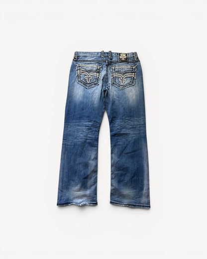 ROCK REVIVAL JEANS W36 L32 #RR52
