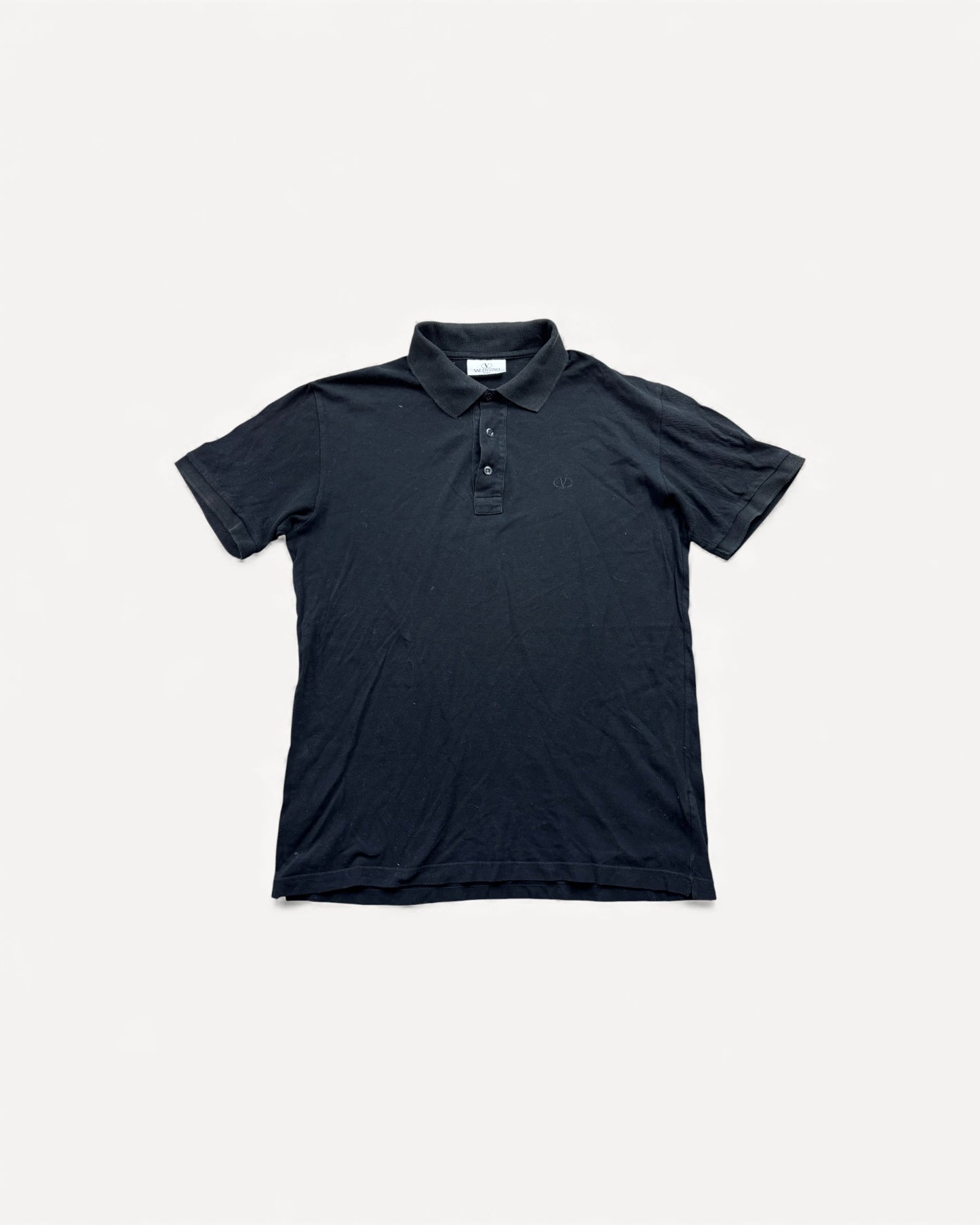 VALENTINO BLACK POLO SHIRT (L)