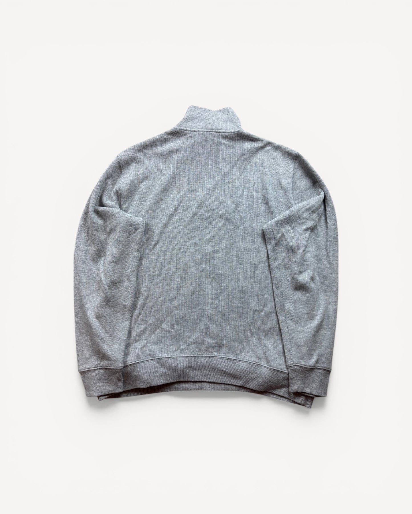 LACOSTE GREY HALF ZIP UP KNIT (L)