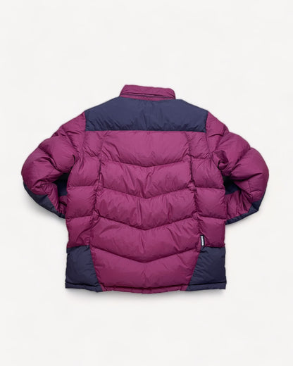 MONTBELL RED/LILA PUFFER JACKET (L)