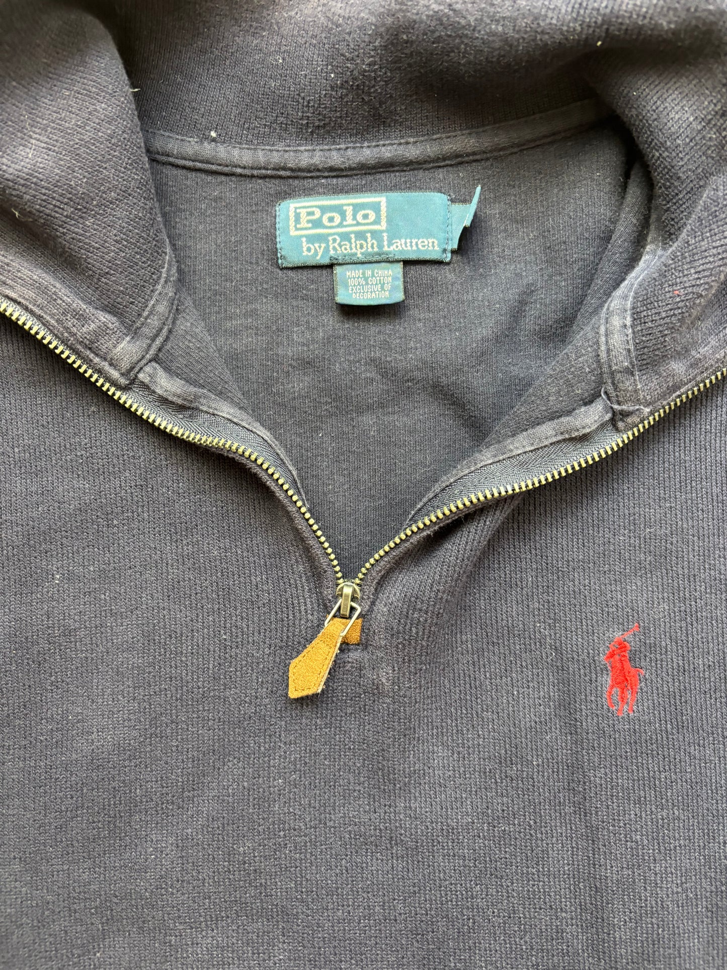 RALPH LAUREN HALF ZIP UP KNIT (M)