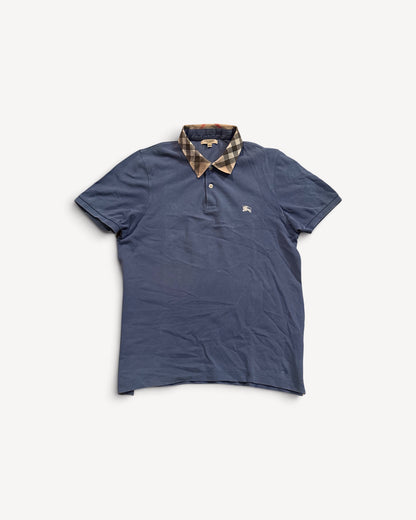 BURBERRY BLUE POLO SHIRT (L)